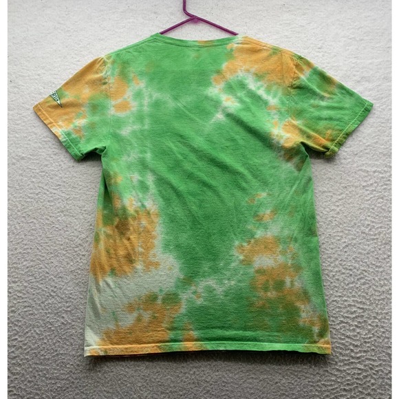 Stranger Things Graphic T-Shirt Adult Small Tiger Pride '86 Green Orange Tie-Dye - Picture 3 of 7